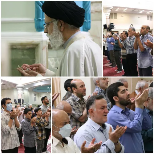 تصاویری از اقامه نماز عید قربان