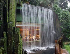 رستورانی زیبا در زیر آبشار, هنگ کنگ