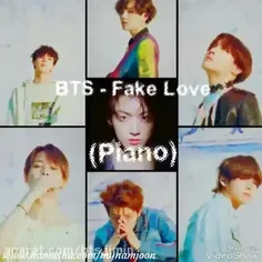 آهنگ بی تی اس Fake Love با پیانو 🌹❤