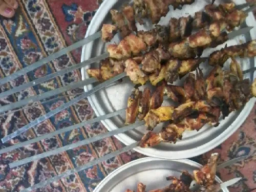اینم کباب دیروزتویکی ازباغ های شیراز جاتون خالی خیلی خوش 