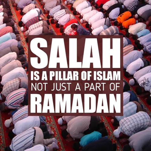 Salah is a pillar of Islam not just a part of ramadan