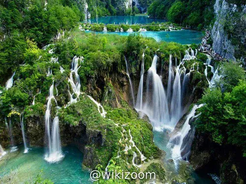 پارک ملی زیبایی بنام پلیتویک در کشور کرواسی که به صورت جن