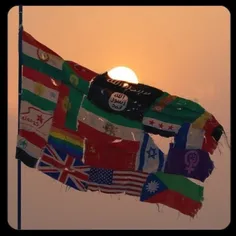 پرچم ایران بدون جمهوری اسلامی