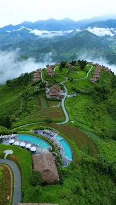 استراحتگاه کوهستانی ساپا در استان لائو کای، ویتنام🇻🇳