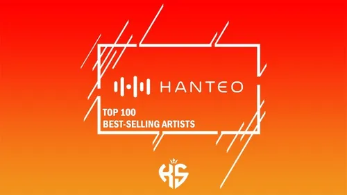 تبریک🎊 اکسو در جایگاه دوم 100 آرتیست برتر پرفروش Hanteo (