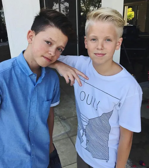 Jacob Sartorius and Carson Lueders