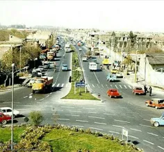 نمایی قدیمی از بلوار حر عاملی در مشهد