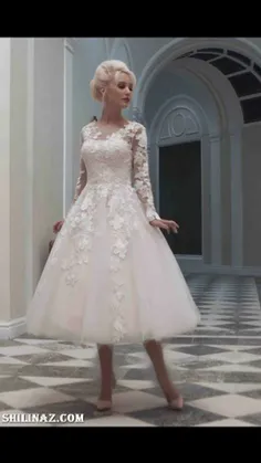 لباس عروس کوتاه قشنگه نه؟