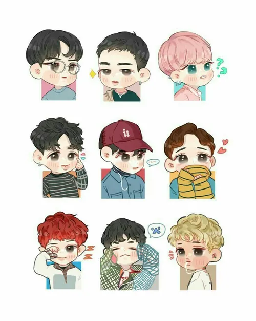 exo exo fanart xiumin suho lay baekhyun chen chanyeol d o