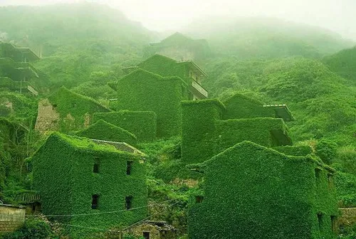 اینجا یک روستا در چین است که به حال خود رها شده بود