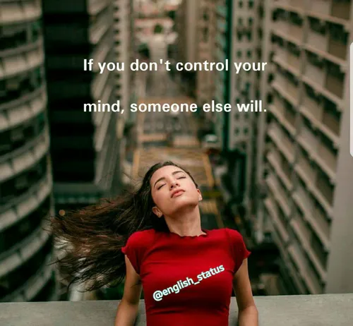 If you don't control your