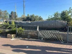 ♦️ بدنه موشک بالستیک ایرانی که صبح امروز به تل‌آویو اصابت