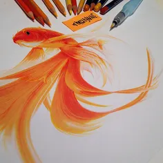نقاشی با مداد رنگی