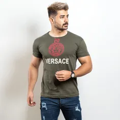 تیشرت Versace مردانه سبز مدل Janatan