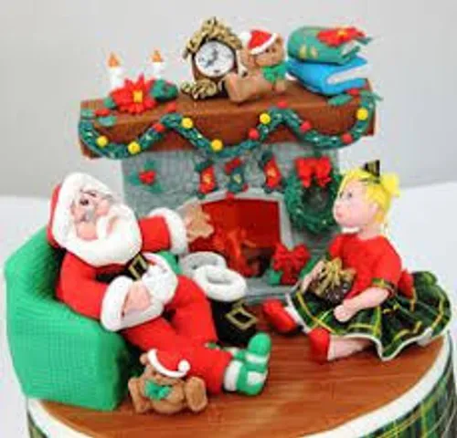 *** Merry Christmas ***Santa Cake ***