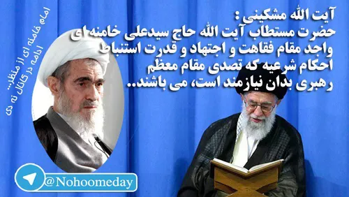 امام خامنه ای از منظر...