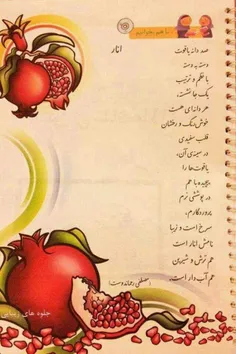 بنوش به نام انار.