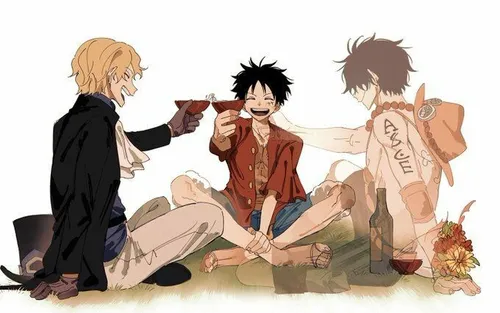 لوفی و اِس و سابو / Luffy x Ace x Sabo