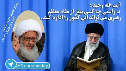 نظر بزرگان درباره امام خامنه ای