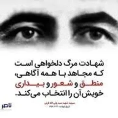 شهادت از منظر خدائی شهید