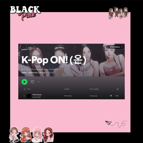 کاور پلی لیست 'Kpop On ' به این عکس دخترا تغییر پیدا کرد 