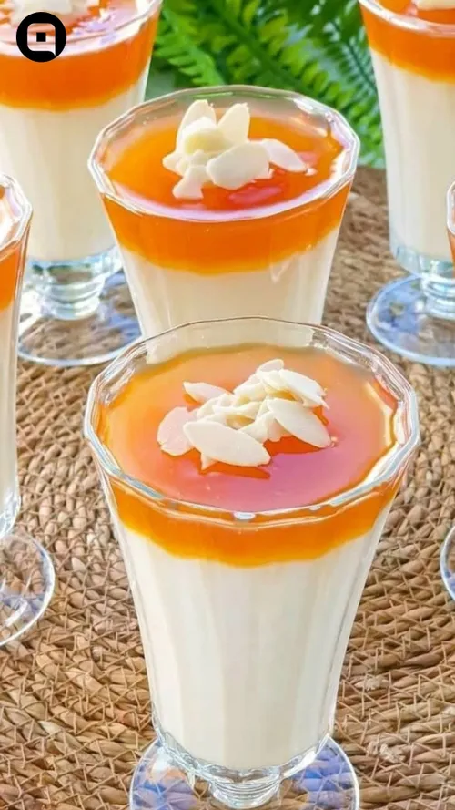 #دسر_محلبی_کاراملی ✔ مواد مورد نیاز :۱) یک لیتر شیر ۲) ۵ ق.غ...
