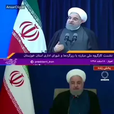 روحانی ۵۲ ماه قبل: این هم هدیه دولت ما به خوزستان، مشکل آ