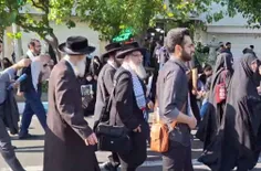 📸 حضور خاخام های یهودی ایران در مراسم تشییع شهید جمهور