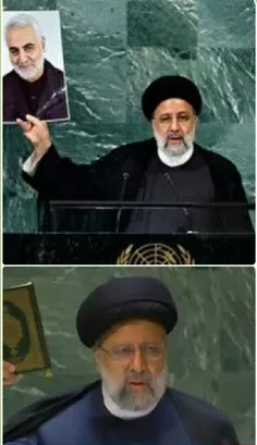 🔰 ثبت دو تصویر ماندگار از رئیس‌جمهور ایران در سازمان ملل 