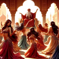 Dance of the elves in the harem 