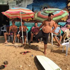 Mustafa al-Hajj, the godfather of Lebanon's surf scene, s