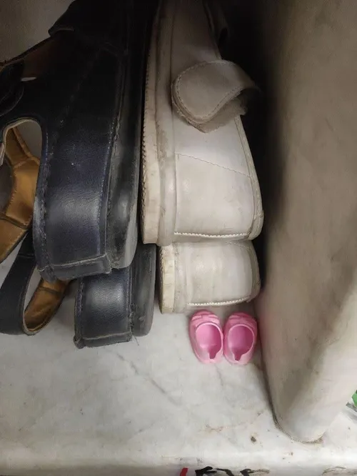 این تصویر از کفشداری حرم امام رضا جان است 😍😍 کفش های عروسکی که به کفش داری سپرده شده.

دم اون خادم امام رضا گرم که خواسته اون دخترک رو محترم شمرد. دم اون خادم هم گرم که این تصویر رو برامون به یادگار گ