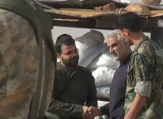 تصویر جدید سردار سلیمانی در سوریه....