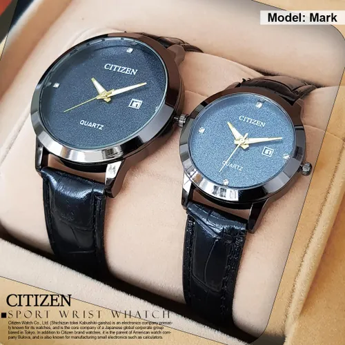 ⌚️ست ساعت مچی مردانه و زنانه citizen مدل mark