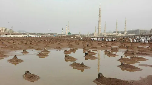 نمایی از غربت و مظلومیت در قبرستان بقیع، امروز صبح