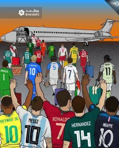 کاریکاتور: وداع بازماندگان جام_جهانی_2018 با حذف شدگان