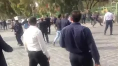 ورود افراد ناشناس به #دانشگاه اصفهان و زد و خورد با #دانش