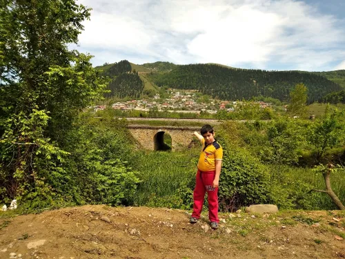طبیعت زیبای روستای سرخ کلا جاده سوادکوه