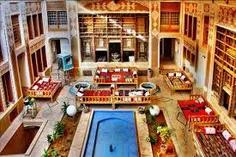 هتل باغ مشیر #یزد ، اولین هتل باغ ایران با معماری سنتی یز