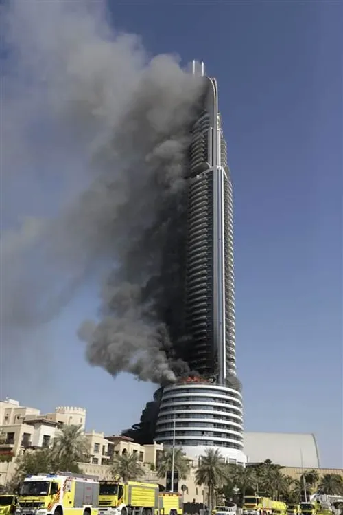 فرار فرهاد از حادثه آتش سوزی هتل در دبی. . .