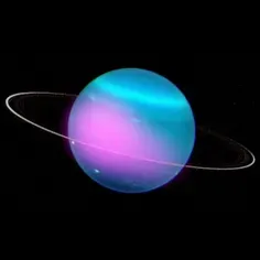اولین عکس اورانوس که درخشش آن را در محدوده اشعه ایکس به ت