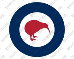 لوگوی نیروی هوایی سلطنتی نیوزلند یک پرنده بدون بال به نام