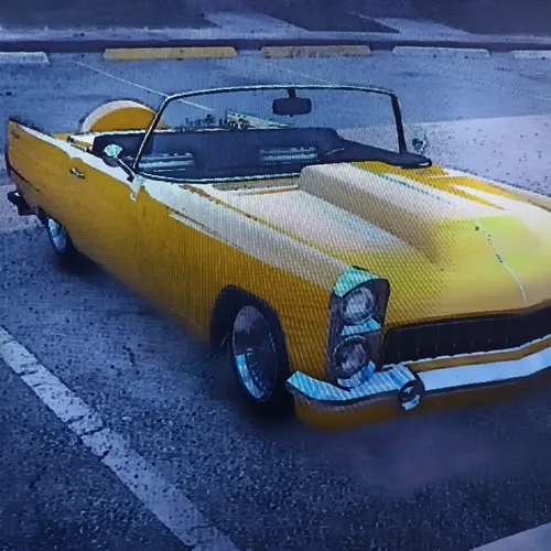 ماشین کلاسیک زرد رنگ+مکان GTA V