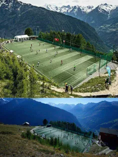 #استادیوم"هیتزفلد" در سوئیس یکی ازخاص ترین ورزشگاه های جه