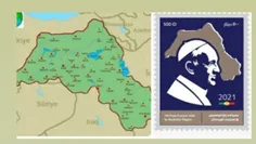 کردستان عراق با چاپ عکس پاپ بر روی نقشه کردستان جعلی 
