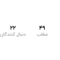 بنده خودم در تعجم  این همه فعلیت می کنم اخرش ۲۲ نفر خدایا