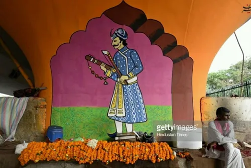 نقاشی های دیوار های شهر های کشور هند