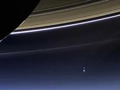 عکس کره زمین از هشت صد مليون کیلومتری که در این تصویر کره