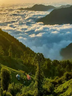 نمایی بسیار زیبا از منطقه زیبای ماسال در استان گیلان