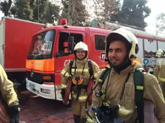 آخرین لبخند شهیدان رضا شفیعی و رضا نظری آتشنشانان ایستگاه